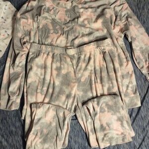 Pajama top and bottom